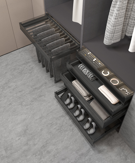 выдвижные ящики для шкафа купе 